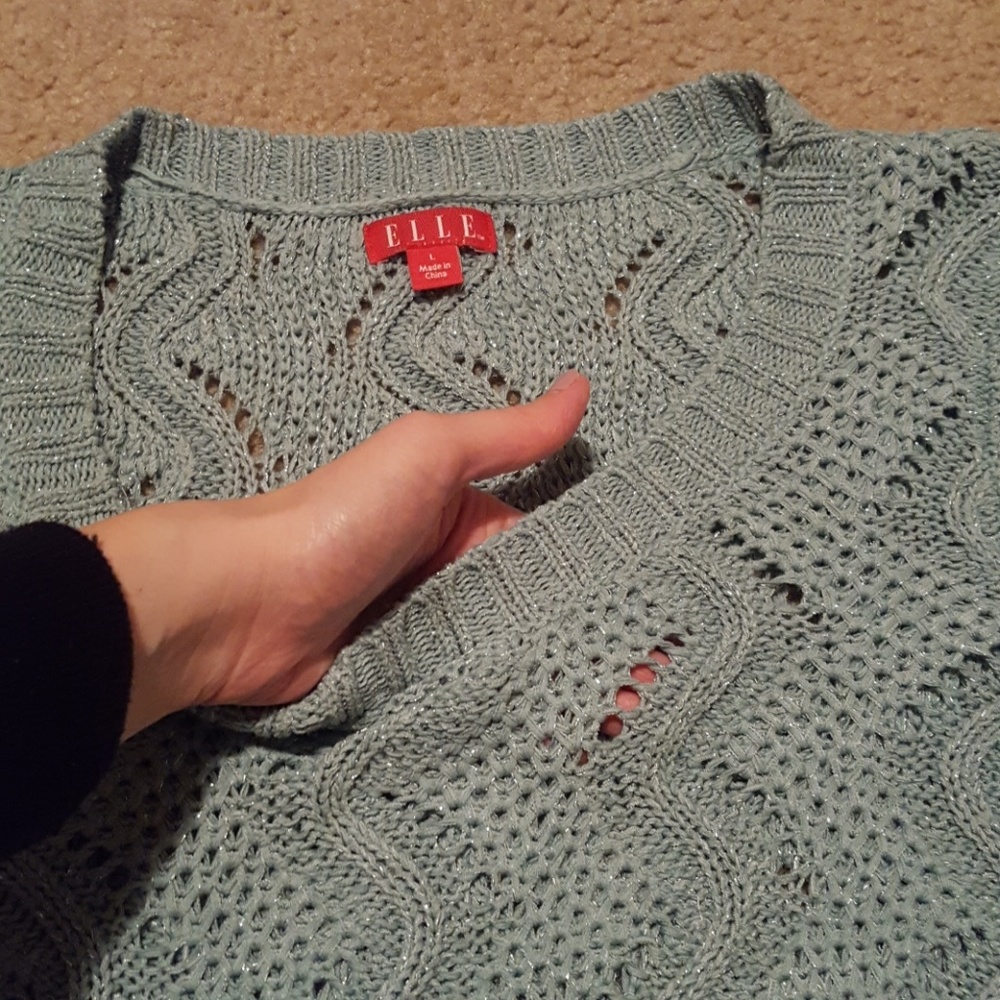 Elle short sleeve woven sweater - Picture 2 of 2